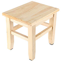 Sgabello Quadrato in Legno Multifunzionale Sgabello Quadrato ad Altezza ridotta Sgabello in Legno Antiscivolo per Cucina, Bagno, Camera da Letto
