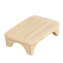 LZL Sgabello WC Sgabello Piede in Legno massello Sgabello Basso Bagno Bagno Water Antiscivolo Sgabello in Legno Soggiorno Ufficio poggiapiedi poggiapiedi Vasino Tozzo