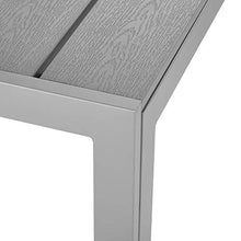 TecTake 800716 Tavolo da Giardino, Rettangolare, Inossidabile Telaio in Alluminio, Balcone Terrazza,150x90x74,5cm - Disponibile in Diversi Colori (Argento | No. 403297)