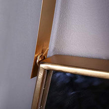 LULUTING Specchio Trucco Bagno Specchio Appeso, personalità Ferro battuto Specchio - Bathroom Vanity Specchio - Specchio Bagno - Specchio Quadrato - Bagno Europea Specchio