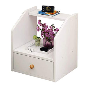 Comodino Assemblea Household Addensare Soggiorno Bagno di pompaggio Singola da Terra Corridoio Camera Multifunzione Studio Locker FANJIANI (Color : White)