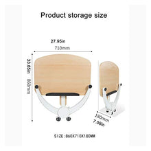 SXGKY Tavolino Servitore Portatile Tavolino per Laptop Ufficio,Sala Conferenze,Scuola, Scrivania Portatile FF (Color : Maple)