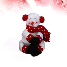 Amosfun Copri Bottiglia di Vino di Natale Hugger Cartoon Pupazzo di Neve Protezione Bottiglia di Champagne Toppers Bottiglia di Vino per Decorazioni Natalizie