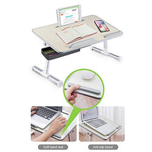 jiaju Tavoli da Picnic Tavolo Pieghevole, Tavolo per Laptop in Lega di Alluminio Tavolo Pieghevole da Tavolo Pieghevole Portable Regolabile Desk Stand Notebook per Il Letto del Letto del Laptop