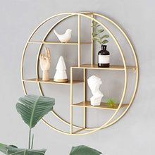 &ripiano di stoccaggio Rack a parete, semplice arte del ferro Soggiorno Wall Hanging Mensola Bookshelf - Inter Scaffale di finitura