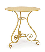 Bizzotto Tavolo Etienne OCRA Ø70CM Tondo da Interno Esterno Giardino Patio ARREDO