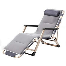 LIYANJJ Lettino Prendisole Imbottito Sedia reclinabile Regolabile Pieghevole per Patio Esterno Beach Garden Camping Supporting 250kg