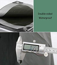 Tela da Vela Tessuto telone Antipioggia e telone di Protezione Solare in Argento (Grigio) |telone Impermeabile for compiti Pesanti Copertura for Tenda da Campeggio, Amaca, Piscina, Auto, Moto