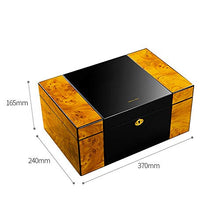 FeiGuo Legno di Cedro Cigar Box Humidor Grande capacità Struttura Regalo Cigar Cabinet, 370x240x165mm Scatola di sigari Premium (Size : 370x240x165mm)