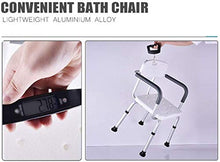 Yaeele antiscivolo Sgabelli Bagno Sgabello AntiSlip doccia Sedile sgabello da doccia Seats Sgabello for anziani AntiSlip sicuro e stabile Bagno Sgabello accesso portatori di handicap Doccia Sgabello H