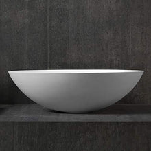 Lavabo da appoggio TW2106 di colata minerale (Pure Acrylic) - Lucido - 50 x 35 x 15 cm, Piletta Pop-up:Con piletta Pop-up, Coperchio piletta supplementare:senza coperchio supplementare