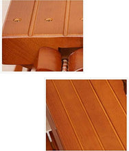 Mirui Sgabello Legno Folding Passo Sgabello Sgabello Scala Domestica scaletta Pieghevole di Legno di Gomma a Doppio Uso Multifunzionale Risparmiare Spazio, Peso 120kg Bearing