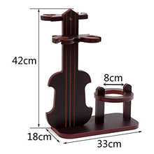 FAGavin Upside Down Red Wine Bottle Rack Calice Vino portabottiglie in Vetro Stile Violino Elegante Decorazione Rack