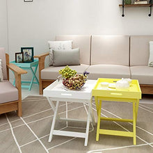 Yyqx Comodino Lato Pieghevole, Divano Quadrato Tavolo Nordic Semplice Balcone Camera da Letto Comodino Comodini Letto