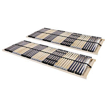 SKM Reti a Doghe 2 pz 7 Zone con 42 Doghe in Legno 90x200 cm (21kg)