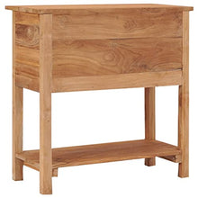 vidaXL Credenza 78x35x80 cm in Legno Massello di Teak