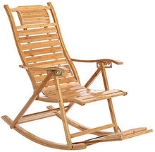 Reclinabili Bamboo Sedia a Dondolo Bambino Sedia Pieghevole per Adulti Casa Poltrona Sedia Cool Sedie Fretta Sedia anziana Pranzo Pranzo Pranzo Sedia