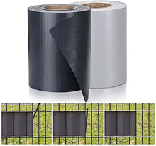 Kinlo - Pellicola frangivista per recinzione, 35 m x 19 cm, in PVC, protezione antivento 450 g/m², colore nero, con 20 clip di fissaggio