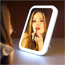 LBWARMB Trucco Specchio con luci Specchio per Il Trucco Specchio a Specchio a LED con Specchio Luminoso Specchio Specchio per Il Trucco Desktop Specchio cosmetico Dormitorio