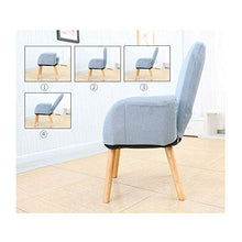 JJZXT Sedie Stampato Stretch reclinabile Copertura Mobili CollectionComfy Dorm - Imbottito Pieghevole Camera Reading (Color : Blue)