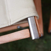XZQ Sedia Pieghevole Campeggio per Esterni in Legno Massello Giardino Sedia Reclinabile Picnic Portatile da Viaggio Barbecue Pesca 2 Sedie (Color : Beige(2), Size : 55 * 55 * 67cm)