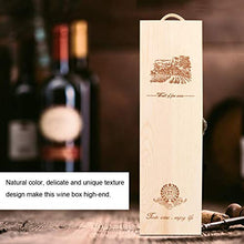 Omabeta Custodia per Vino retrò in Legno Naturale per Gli Amanti del Vino per Hotel