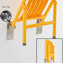 Sgabello da Parete Sgabello da Bagno Pieghevole Sgabello Doccia Sedile Antiscivolo Appeso a Parete Pieghevole per Uso Domestico Sgabello cambiando Sgabello Sgabello d'ingresso