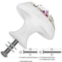 Giornali londinesi 4 PCS Pomelli per Porta, Pomolo per Mobile, Pomelli per Mobili con Viti, Maniglia per Armadietto, Pomelli per Porta, Pomelli per Cassetti per Porta, Armadio, Cassetto e Credenza