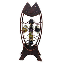 PZW Portabottiglie Semplice e Creativo, Porta Bicchiere in Ferro Battuto, Portabottiglie, Portabottiglie per Vino Rosso da Terra, Espositore, 10 Bottiglie da Portabottiglie in Piedi Dimensioni: 95 *
