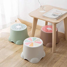 Diaod Motivo Addensare Bella Sgabelli Frutta Soggiorno Antiscivolo da Bagno Bambino banco Sgabello Modifica Scarpe Sgabello (Color : B)