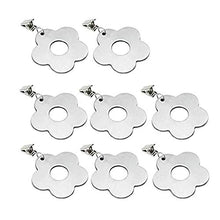 Tovaglia Pesi in acciaio inox Clip Esterni Giardino Ideale Casa 8 Pezzi Fiore