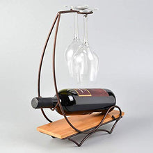 Vino portabottiglie supporto della cremagliera del vino ripiano del vino del supporto della cremagliera Rack Retro Style Red Wine Rack Uva Liquore Shelf Capovolto Wine Glass cremagliera del calice, WT