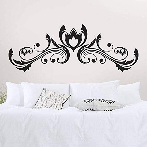 T-MK321 - Adesivi per testiera del letto, 52 x 140 cm, colore: Nero