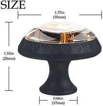 Bussola Mappa Telescopio Pomelli per Porta Set di 4 Pomelli per Mobili Manopole per Cassetti Cucina Armadio Vetro
