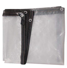 JX-PEP Impermeabile Tela Cerata, Foglio Trasparente incatramata con Occhielli, Resistenti ai Raggi UV, Resistente allo Strappo incatramata per mobili da Giardino, Trasparente,2 * 8m