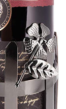 Brubaker Coppia Portabottiglie Vino con Cane - Oggetto Decorativo - Supporto per Bottiglie di Metallo - con Biglietto d'Auguri per Il Vino Regalo