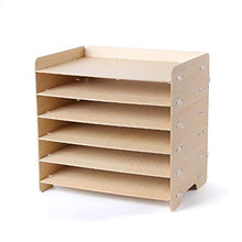 Schedario Classificatore Verticale Cartella del Desktop, Portariviste in Legno Scaffale per Cancelleria A più Piani, Forniture per Ufficio O Articoli per La Casa (Size : #14)
