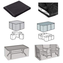 Domax - Coprimobili da giardino, in tessuto Oxford resistente, impermeabile per mobili da giardino, protezione UV, 213 x 132 x 74 cm
