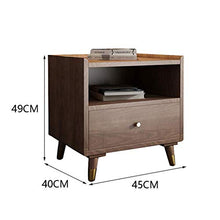 N/Z Attrezzatura Quotidiana Comodino Comodino Camera da Letto Comodino Tavolino Tavolino da caffè con cassetto e ripiano Aperto Comodino in Legno per mobili da Comodino Camera da Letto