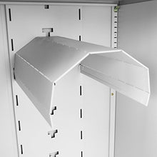 mewmewcat Armadio Armadietto Porta Sella in Acciaio 60x60x140 cm