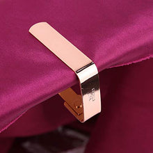 Clip per tovaglia, Yevenr 4 Pezzi Clip per tovaglia Morsetti per tovaglia in Acciaio Inossidabile Clip per Copertura per tovaglia Clip per Copertura per Tavolo Oro Rosa