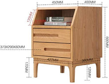 HZYDD Comodino - Tavolo Night Stand Stand Legno Divano End Lato Comodino Cassetto Cassetto Deposito Cassetto Deposito Camera da Letto 45 * 40 * 60 cm