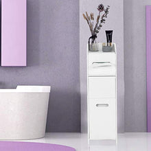Portaoggetti Laterale Portaoggetti da Bagno Supporto da Bagno Armadio da Bagno Facile Installazione Design Moderno per Camera da Letto Accessorio per Il Bagno