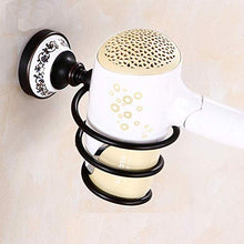 AGGF Mensola del Bagno Asciugacapelli in Rame Rack per Bagno Appendiabiti a Parete Asciugacapelli Rack Staffa per asciugacapelli retrò