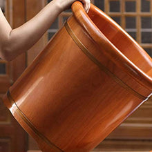 WSJ WSJMassagers WSJTub Rovere WSJBath Botte sopra Il Ginocchio Lavabo in Legno Artefatto di Massaggio (Colore: Colore Noce, Dimensioni: 42 * 40 cm)