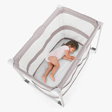 Chicco Zip&Go Culla Trasformabile per Bebè e Bambini dalla Nascita a 2 Anni, Lettino Neonati da Viaggio Pieghevole e Compatto con Modalità Dondolino, Materasso Traspirante e Finestre in Rete, Grigio
