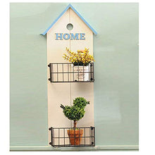 Mensola Wall Mount Kindergarten Red Wall Partition parete verde Consiglio montaggio a parete Camera di stoccaggio Rack Piccola Casa Modeling Rack Parlor Camera Doppia bagagli Rack vaso Rack WTZ012