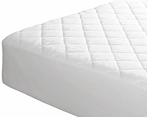 Tata Home Coprimaterasso Trapuntato Misura 1 Piazza E Mezza con Angoli ed Elastici cm. 130x200 Altezza Materasso cm. 25
