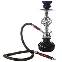 GSYH Creativo Shisha, Arabo Narghilè Ceramica Pot Bar Nightclub Fumatori Acqua Tubo Flessibile per Il Partito Family Dining,Nero