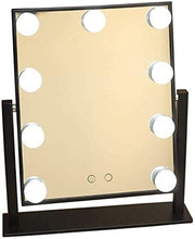 LBWARMB Trucco Specchio con luci Specchio per Il Trucco 360 e degrado da Tavolo Specchio cosmetico LED Trucco Illuminato con schermata Touch Screen per Il comò da Bagno